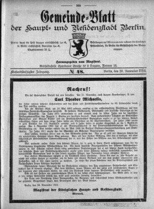 1914,48: No. 48, 29. November 1914