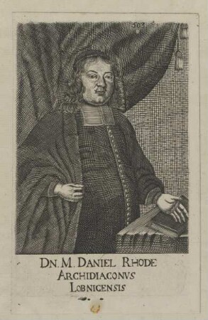 Bildnis des Daniel Rhode