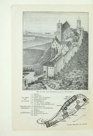 Die Wartburg aus der Vogelschau