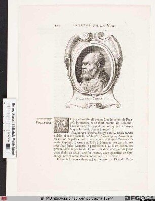 Bildnis Francesco Primaticcio