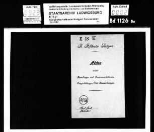 Fleck, Karl (*16.10.1899); Musiker; ausgesch.: 1922