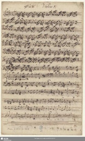 Hautb:[ois et] Violino 1.