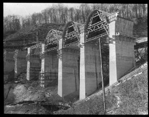 Drachenlochbrücke: Lehrgerüste