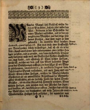 Der Dreymal Wunderbarliche Schutz-Heilige In dem Leben, in dem Todt, und nach dem Todt. Das ist: Lob- und Ehren-Rede Von dem Glorwürdigen Blut-zeugen, Mächtigen Ehren-Schützer, Und Neuerwählten Schutz-Patron Johane Nepouceno