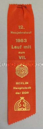DTSB (Deutscher Turn- und Sportbund), 12. Neujahrslauf in Berlin