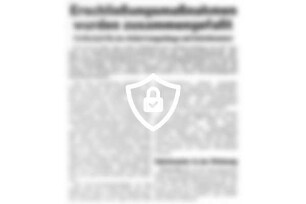 Erschließungsmaßnahmen wurden zusammengefaßt