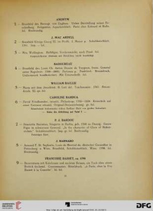 Kupferstiche des 18. Jahrhunderts (Nr. 1-269)