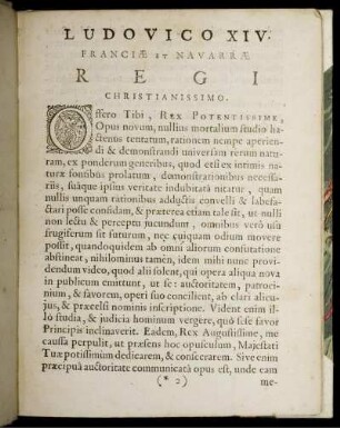 Luduvico XIV. Franciae Et Navarrae. Regi.