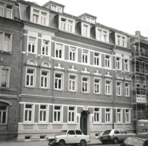 Dresden-Trachau, Henricistraße 5. Wohnhaus (um 1900). Straßenansicht