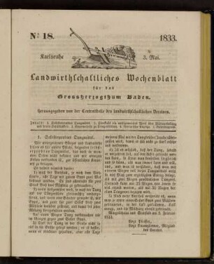 No 18. 3. Mai. 1833
