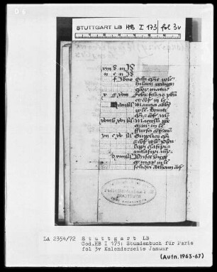 Lateinisches Stundenbuch —