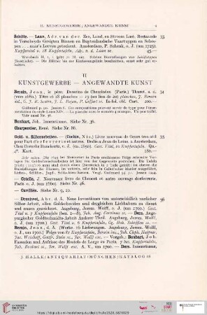 II. Kunstgewerbe - Angewandte Kunst (Nr. 34 - 65)