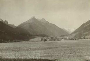 Medraz (Gemeinde Fulpmes) im Stubaital. Blick talaufwärts