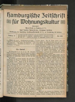 Nummer 14 Mai 1909