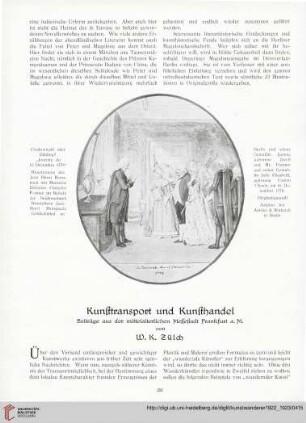 4/5: Kunsttransport und Kunsthandel : Beiträge aus der mittelalterlichen Messestadt Frankfurt a. M.