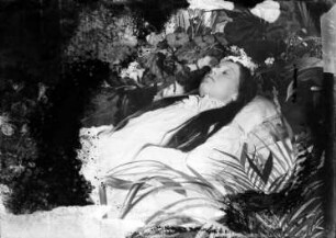Mädchen auf dem Totenbett