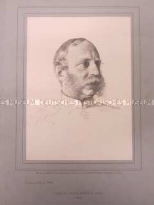 Porträt, Kronprinz Albert von Sachsen in Uniform, Königreich Preußen, 1871/1879.