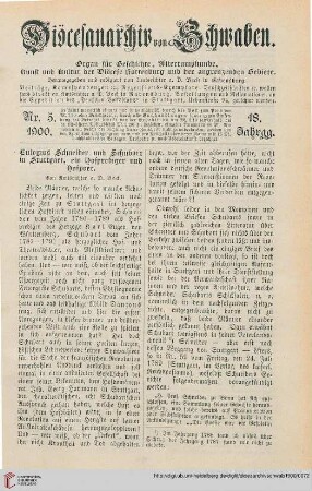 18: Eulogius Schneider und Schubart in Stuttgart, ein Hofprediger und Hofpoet