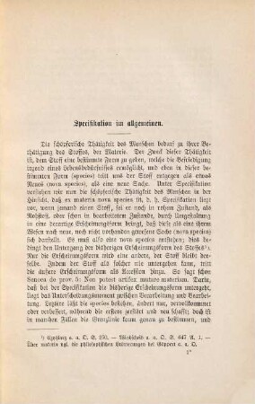 Die Lehre vom Eigentumserwerb durch Specifikation in ihrer Entwickelung bis zum Entwurf eines bürgerl. Gesetzbuches für das Deutsche Reich