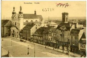 Komotau. Markt