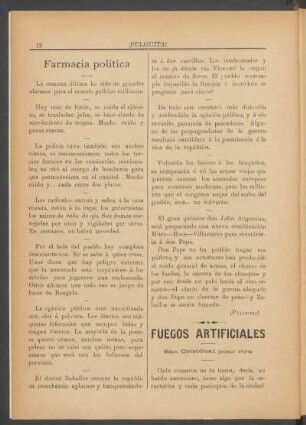 Fuegos artificiales : San Cristóbal pour rire