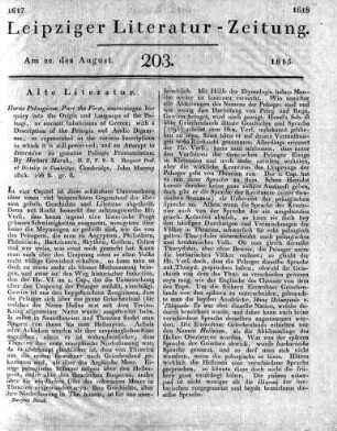 1815-08-22 : 203. Stück