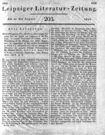 1815-08-22 : 203. Stück