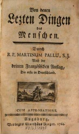 Von denen Lezten Dingen des Menschen