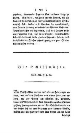 ¬Die¬ Schiffmühle : Taf. XII, Fig. 60