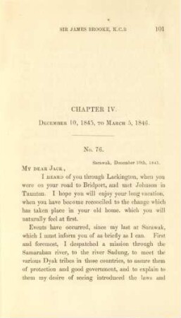 Chapter IV. December 10, 1845, to March 5, 1846