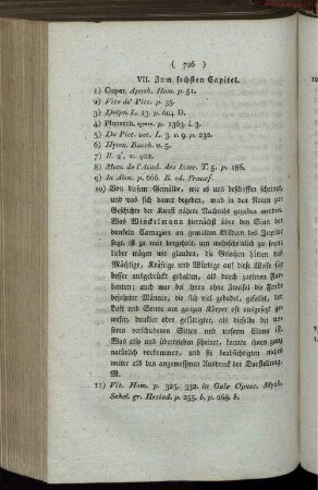 VII. Zum sechsten Capitel.