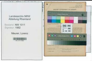 Entnazifizierung Lorenz Meurer , geb. 24.05.1913 (Schuhmacher)