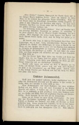 Tödlicher Zusammenstoß