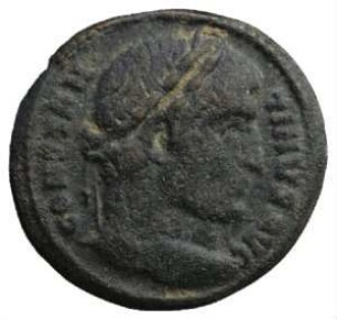 Münze, Aes 3, 324 - 330 n. Chr.