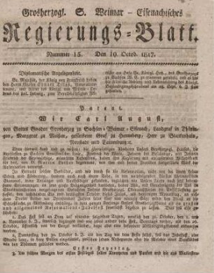 Nr. 15 : 10. October 1817