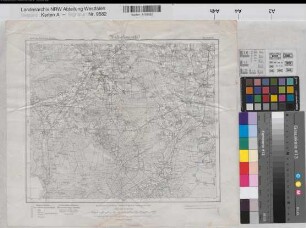 Deutsches Reich Karte des Deutschen Reiches Nr. 259 Diepholz 1901 1 : 100 000 28 x 34 Kartographische Abteilung der Preußischen Landesaufnahme Benkhausen