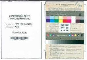 Entnazifizierung Kurt Schmidt , geb. 19.01.1907 (Postschaffner)