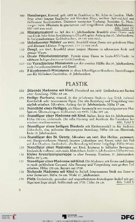 Plastik (Nr. 130-154)