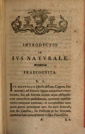 Ivs Natvrae : In Vsvm Avditorvm, [1]