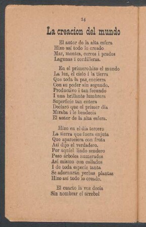 La creación del mundo