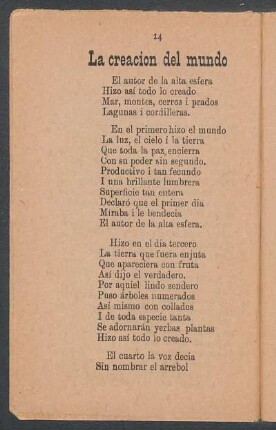 La creación del mundo