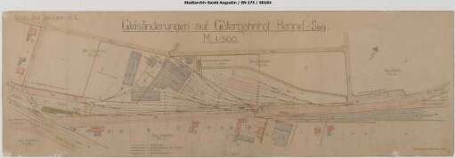 Hennef, Güterbahnhof, Gleisänderungen