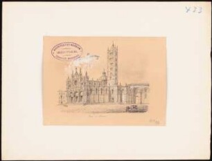 Dom Santa Maria Assunta, Siena: Perspektivische Ansicht