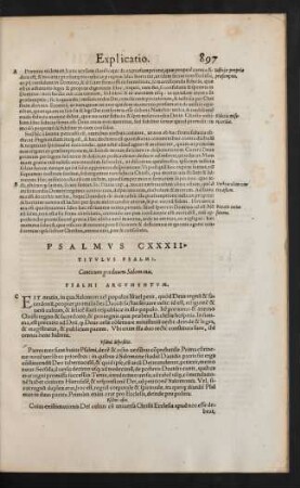Psalmus CXXXII.