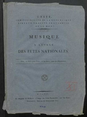 Musique à l'usage des fêtes nationales