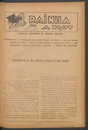 A rainha do Argot : Romance histórico