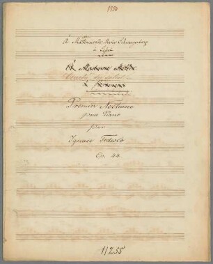 Nocturnes, Nr. 1, Klavier. - BSB Mus.Schott.Ha 12048
