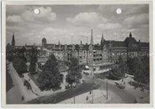 Stettin, Berliner Tor und Hohenzollernplatz