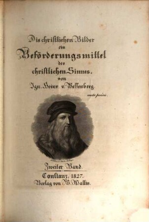 Die christlichen Bilder ein Beförderungsmittel des christlichen Sinnes, 2