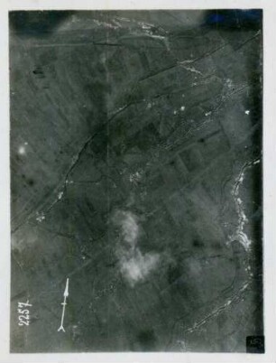 Foto des Geländes nördlich von Monchy (-au-Bois) (Luftbild)